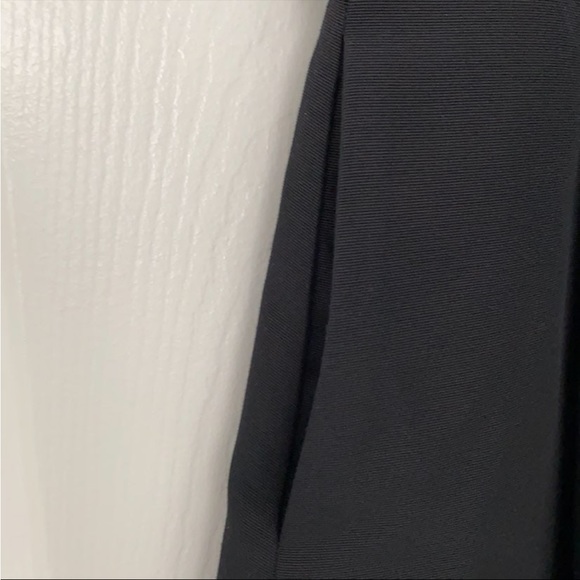 J. Crew Perforated A-Line Black Dress Size 0 - Picture 5 of 11